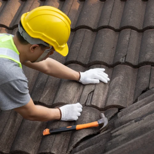 Image of our team carrying out Emergency roof repair in Great Yarmouth