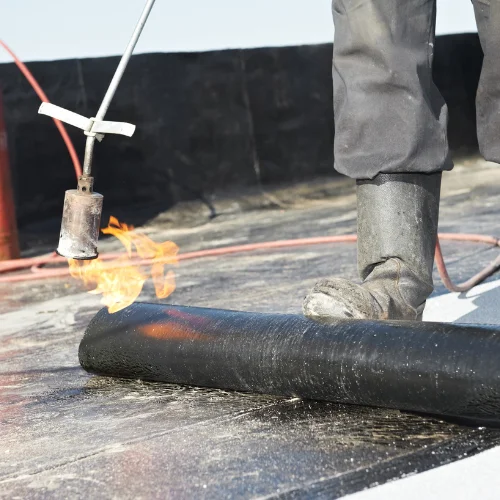 Image of our team Fixing an old flat roof in Great Yarmouth
